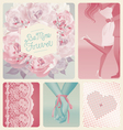 Love design elements vector image