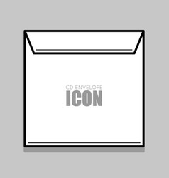 White envelope vector image