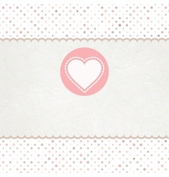 Valentines Heart Card vector image