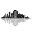 Modern city vector image
