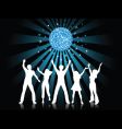 Disco time vector image