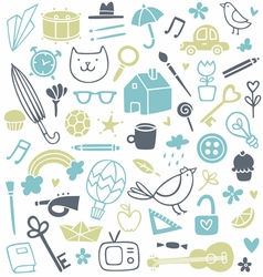Doodle Clip Art Doodle Clip Art vector image