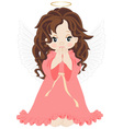 Little angel vector image