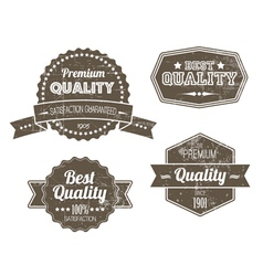 Old dark retro vintage vector image