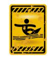 Surf area sign Surf area sign vector image