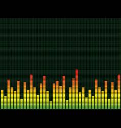 Graphic equalizer vector image