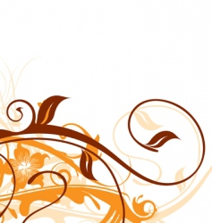 Floral vector image
