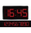 Digital clock vector image