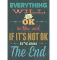 Typography vector image