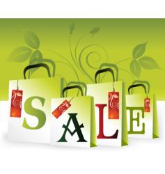 Shopping sale vector image