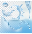 Water splash element vector image