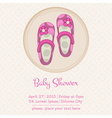 Baby Shower or Arrival Card vector image