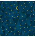 Night sky made from crumpled paper vector image