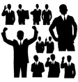 Silhouette vector image