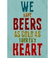 Typography joke vintage poster vector image
