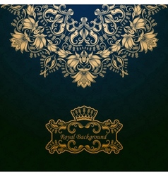 Royal background vector image