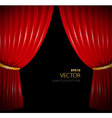 Curtain vector image