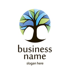 Logo autumn vector image
