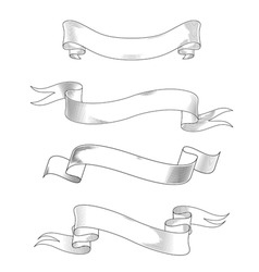 Medieval abstract ribbons vector image