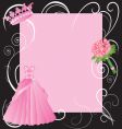 La quinceanera invitation vector image