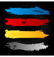 Grunge Ink Banners Set vector image