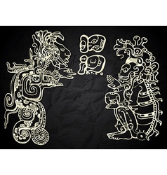 Mexico and Peru native art vector image