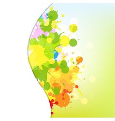Abstract Background With Blots vector image