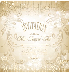 Invitation vector image