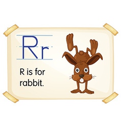 Flashcard letter t is for table Royalty Free Vector Image