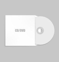 Cd cover template dwd vector image