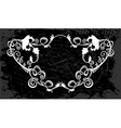 Floral frame vector image