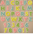 Alphabet Paper vector image