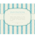 Vintage wedding invitation card floral background Vector Image