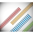 Background with railsv vector image