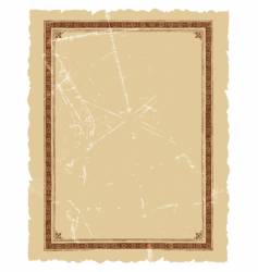 Vintage floral background vector image