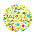 Eco Ball vector image