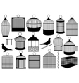 Bird cages Bird cages vector image