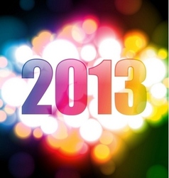 Happy new year 2013 vector image