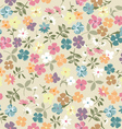 Cute vintage ditsy background Cute vintage ditsy background vector image