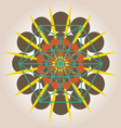 Geometrical design with sacral sense vector image