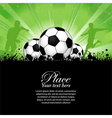 Soccer players vector image