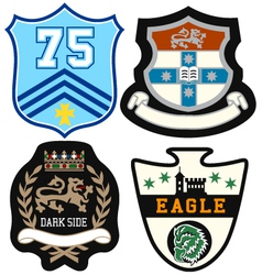 Emblem badge set vector image