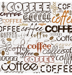 Coffee background vector image