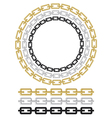 Set of chain vector image