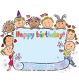 Birthday kids vector image