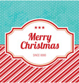 Christmas Design Template vector image