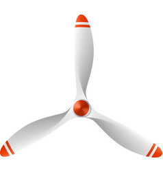 Airplane propeller vector image