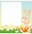 Easter poster vector image