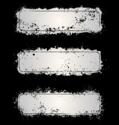 Grunge frames vector image