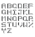 Impossible Alphabet Type vector image